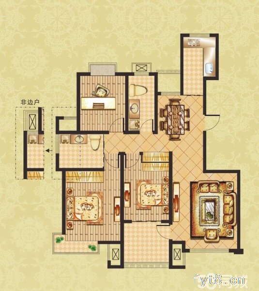 明年8月份满五唯一 家具家电全送